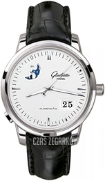 Glashütte Original Senator Srebrny/Skóra Ø40 mm 100-04-13-02-04