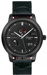 Glashütte Original Senator Czarny/Skóra Ø42 mm 100-07-06-06-04