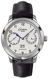Glashütte Original Senator Observer Srebrny/Skóra Ø44 mm 100-14-05-02-05