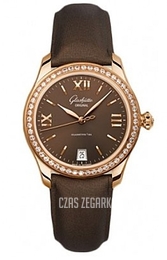 Glashütte Original Lady Serenade Brązowy/Tkanina Ø36 mm 39-22-01-11-05