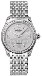 Glashütte Original Lady Serenade Srebrny/Stal Ø36 mm 39-22-03-22-24