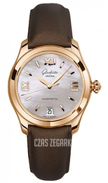 Glashütte Original Lady Serenade Biały/Tkanina Ø36 mm 39-22-09-01-44