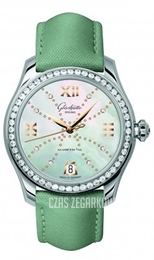 Glashütte Original Lady Serenade Biały/Tkanina Ø36 mm 39-22-12-22-04