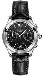 Glashütte Original Lady Serenade Chronograph Czarny/Skóra Ø38 mm 39-34-13-02-04