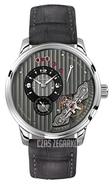 Glashütte Original Pano Panoinverse Szary/Skóra Ø42 mm 66-06-04-22-05