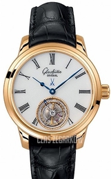 Glashütte Original Senator Biały/Skóra Ø40 mm 94-11-01-01-04