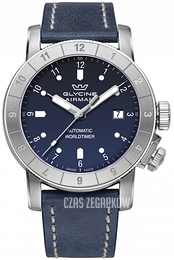 Glycine Airman Niebieski/Skóra Ø42 mm GL0062