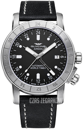 Glycine Airman Czarny/Skóra Ø42 mm GL0066