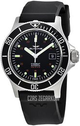 Glycine Combat Czarny/Guma Ø42 mm GL0087