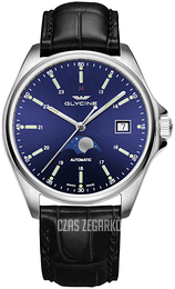 Glycine Combat Niebieski/Skóra Ø40 mm GL0113
