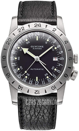 Glycine Airman Czarny/Skóra Ø40 mm GL0162