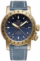 Glycine Airman Niebieski/Skóra Ø44 mm GL0167