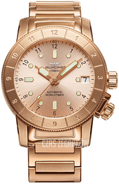 Glycine Airman Czarny/Stal w kolorze różowego złota Ø36 mm GL0179