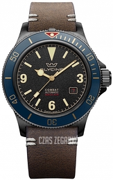Glycine Combat Sub Czarny/Skóra Ø42 mm GL0270