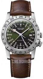 Glycine Airman Vintage Zielony/Skóra Ø40 mm GL0305