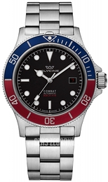 Glycine Combat Sub Czarny/Stal Ø42 mm GL0388