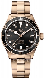 Glycine Combat Sub Czarny/Pozlacana Ø36 mm GL0397