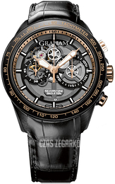 Graham Silverstone Szary/Skóra Ø46 mm 2STAZ.B02A