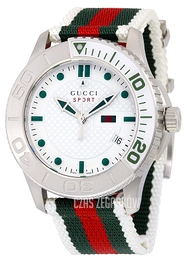 Gucci G-Timeless Biały/Tkanina Ø44 mm YA126231