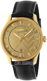 Gucci G-Timeless Żółte złoto/Skóra Ø40 mm YA126340