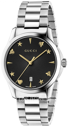 Gucci G-Timeless Czarny/Stal Ø38 mm YA1264029