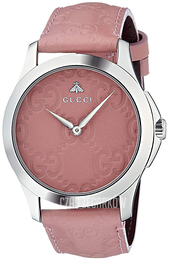 Gucci G-Timeless Różowy/Skóra Ø38 mm YA1264030