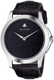 Gucci G-Timeless Czarny/Skóra Ø38 mm YA1264031