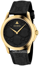 Gucci G-Timeless Czarny/Skóra Ø38 mm YA1264034