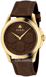 Gucci G-Timeless Brązowy/Skóra Ø38 mm YA1264035