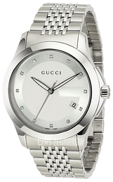 Gucci 126 MD Srebrny/Stal Ø38 mm YA126404
