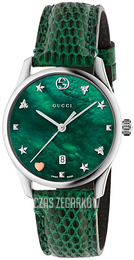 Gucci G-Timeless Zielony/Skóra Ø36 mm YA1264042