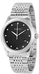 Gucci G-Timeless Czarny/Stal Ø38 mm YA126405