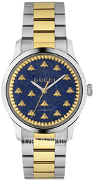 Gucci G-Timeless Niebieski/18 karatowe żółte złoto Ø38 mm YA1264129