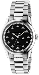 Gucci G-Timeless Czarny/Stal Ø38 mm YA1264130