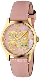 Gucci G-Timeless Różowy/Skóra Ø38 mm YA1264132