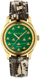 Gucci G-Timeless Zielony/Skóra Ø38 mm YA1264134
