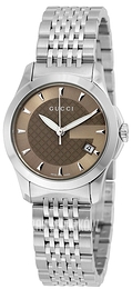 Gucci G-Timeless Brązowy/Stal Ø27 mm YA126503