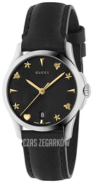 Gucci G-Timeless Czarny/Skóra Ø27 mm YA126575