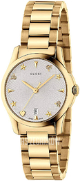 Gucci G-Timeless Srebrny/Stal w odcieniu złota Ø27 mm YA126576A