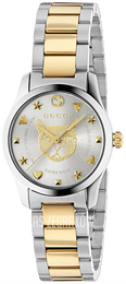 Gucci G-Timeless Srebrny/Stal w odcieniu złota Ø27 mm YA126596