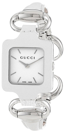 Gucci 130 MD Biały/Stal 25x25 mm YA130404