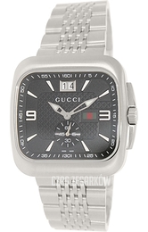 Gucci 131 LG Czarny/Stal 40x40 mm YA131305