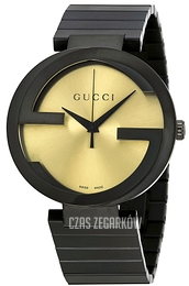Gucci Interlocking Żółte złoto/Stal Ø42 mm YA133209