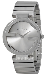 Gucci Interlocking Srebrny/Stal Ø37 mm YA133308