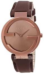 Gucci Interlocking Brązowy/Skóra Ø37 mm YA133309