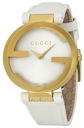 Gucci Interlocking Biały/Guma Ø37 mm YA133313
