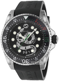 Gucci Dive Czarny/Guma Ø45 mm YA136217