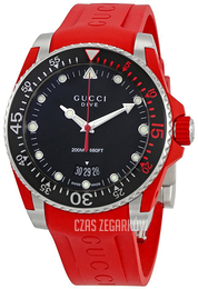 Gucci Dive Czarny/Guma Ø40 mm YA136309