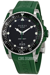 Gucci Dive Czarny/Guma Ø40 mm YA136310