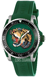 Gucci Dive Zielony/Guma Ø40 mm YA136316